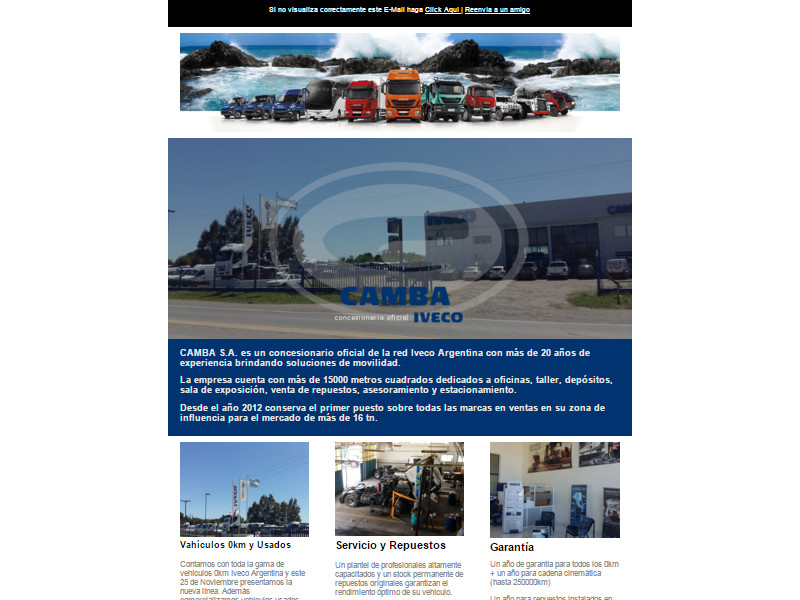 Camba Iveco Email Marketing